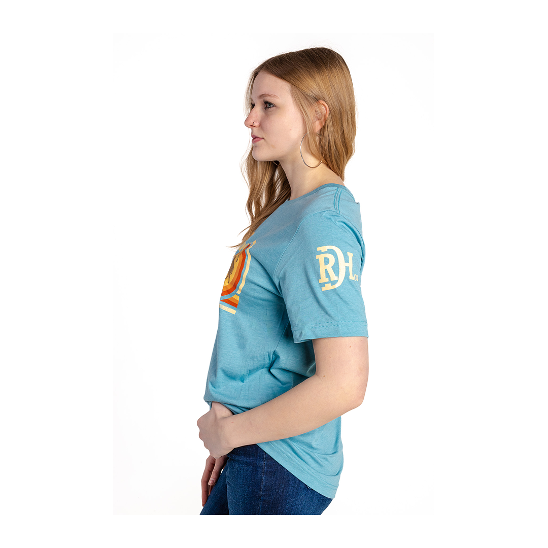 Red Dirt Hat Co Unisex Blue With Buffalo Graphic T-Shirt