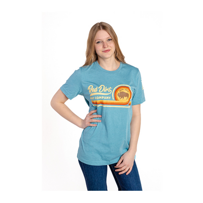 Red Dirt Hat Co Unisex Blue With Buffalo Graphic T-Shirt