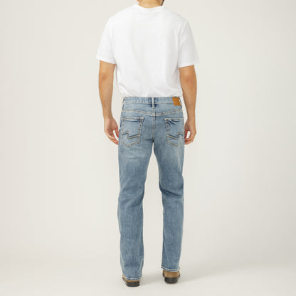 Silver Jeans Co Men's Gordie Loose Fit Straight Leg Jeans