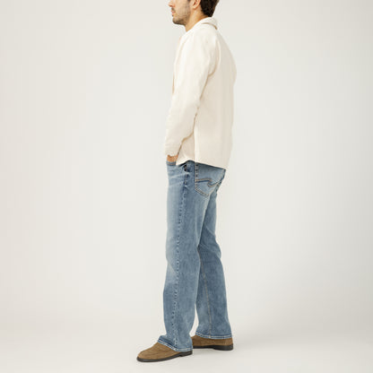 Silver Jeans Co Men's Gordie Loose Fit Straight Leg Jeans