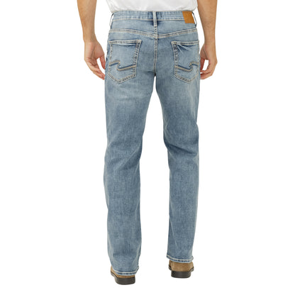 Silver Jeans Co Men's Gordie Loose Fit Straight Leg Jeans