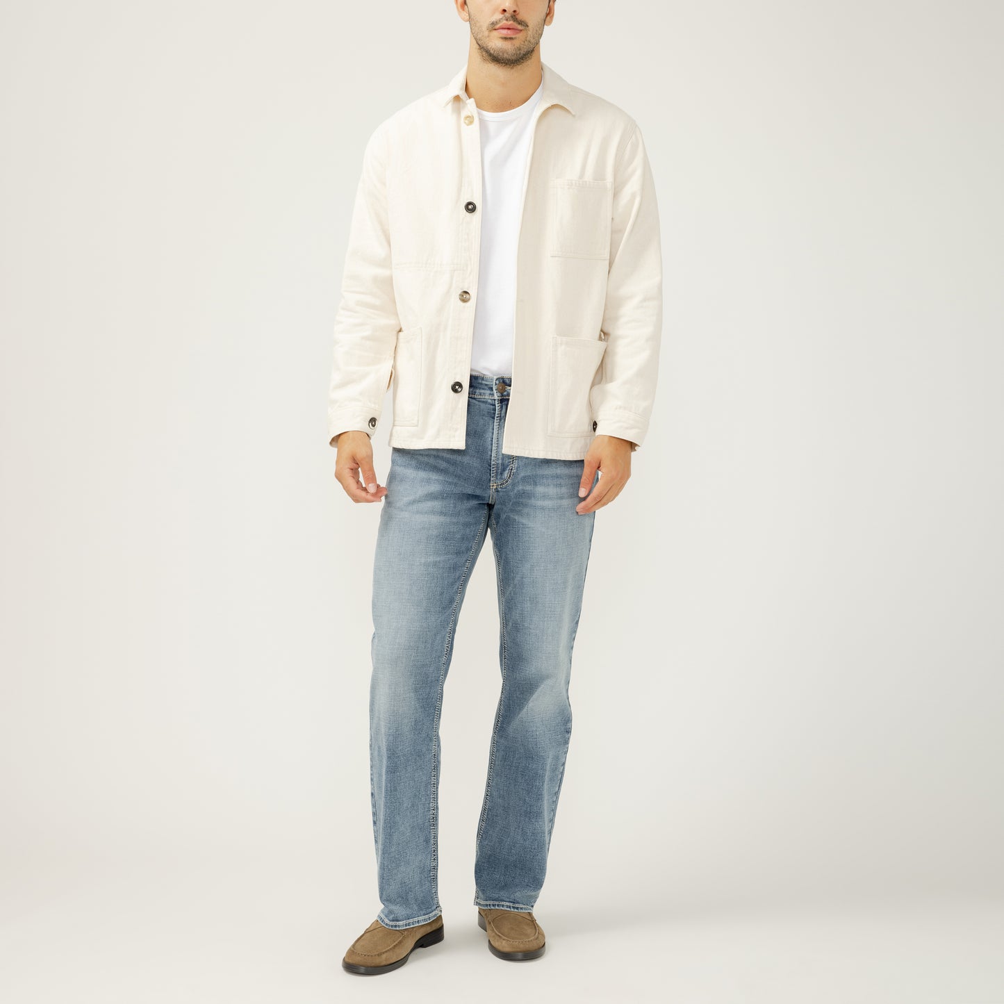 Silver Jeans Co Men's Gordie Loose Fit Straight Leg Jeans