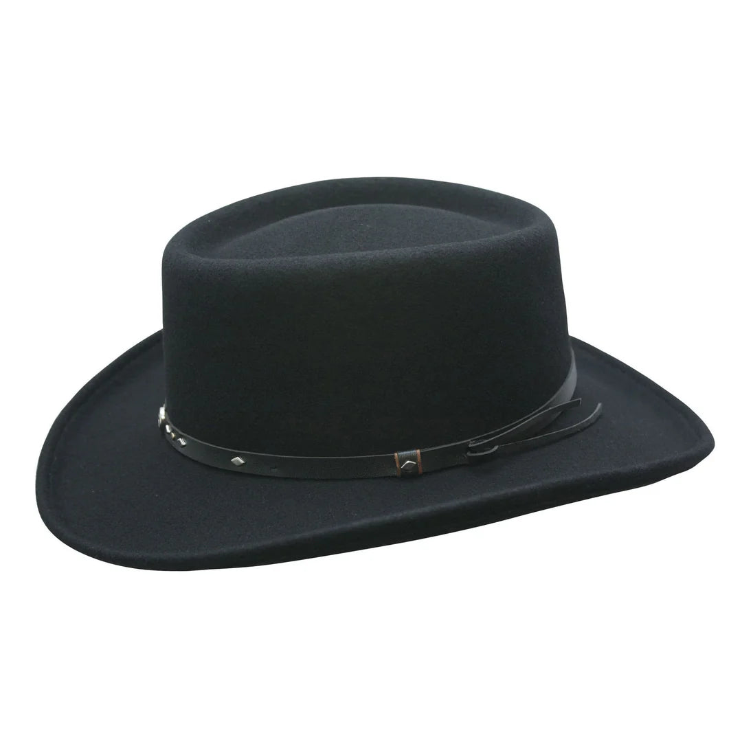 Conner Quincy Waterproof Wool Gambler Hat weis-western-wear