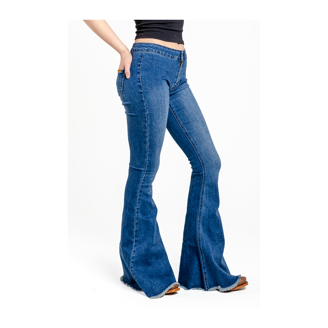 Rock & Roll Women’s Jeans Medium Wash Bell Bottoms