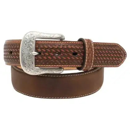 Ariat Men’s Belt 1.5" Basket Weave Side Studs A1019644