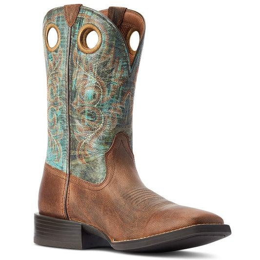 Ariat Men’s Cowboy Boots 12.5" Sport Rodeo Wide Square Toe 10042403