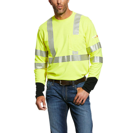 Ariat FR Hi-Vis LS T-Shirt Yellow 10025432