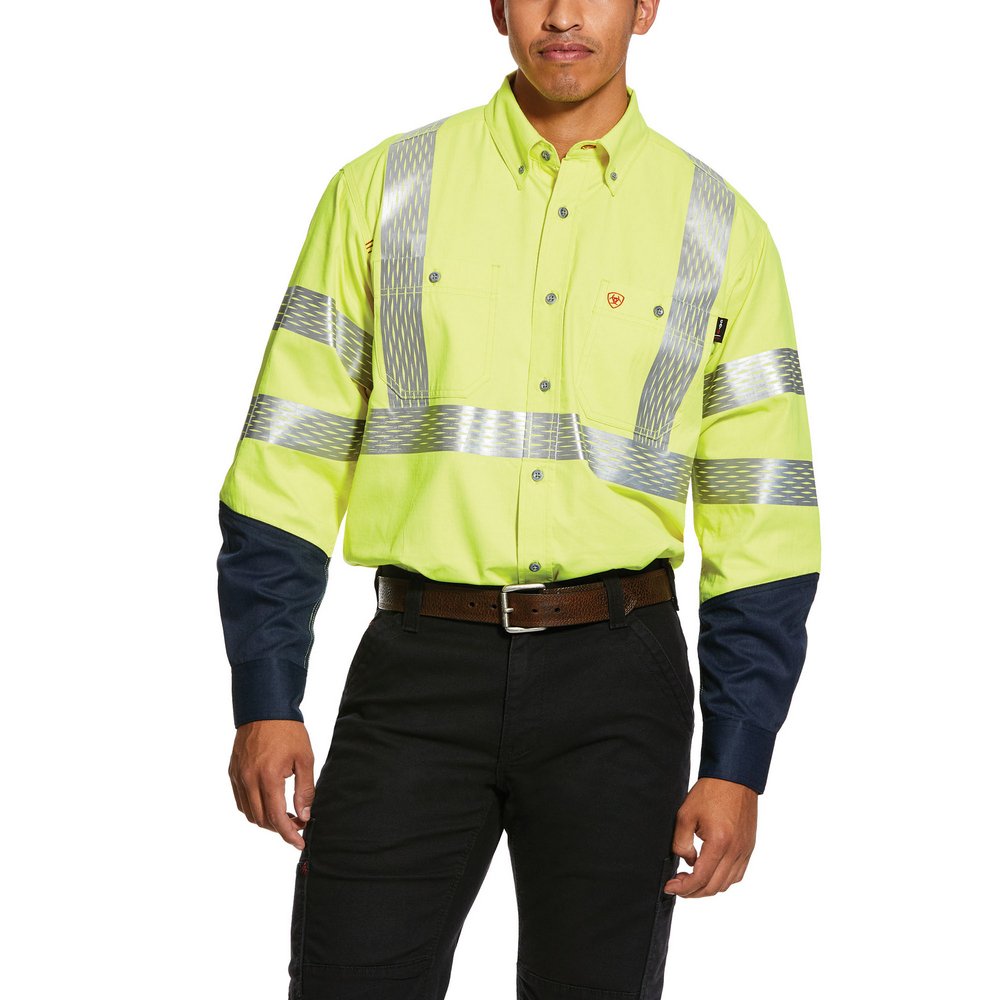 Ariat FR Hi-Vis Work Shirt Yellow 10030292