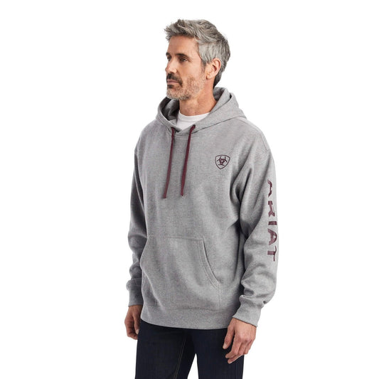 Ariat Men’s Pull Over Logo Hoodie 10040817-Clearance