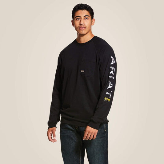 Ariat Men's Rebar Cotton Strong Graphic Long Sleeve Shirt