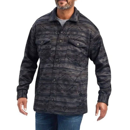 Ariat Men’s Shirt Jacket Caldwell Printed Fleece 10041734