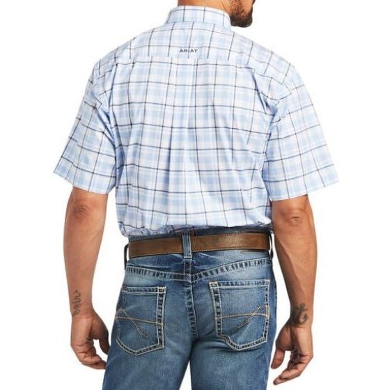 Ariat Men’s Shirt Short Sleeve Classic Fit Stretch Pro Series Finnick 10040554 - Ariat