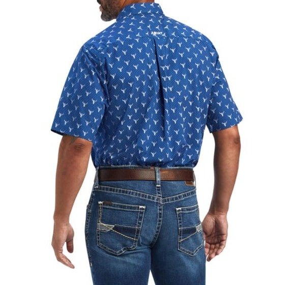Ariat Men’s Shirt Short Sleeve Classic Jai Button Down 10041705 - Ariat