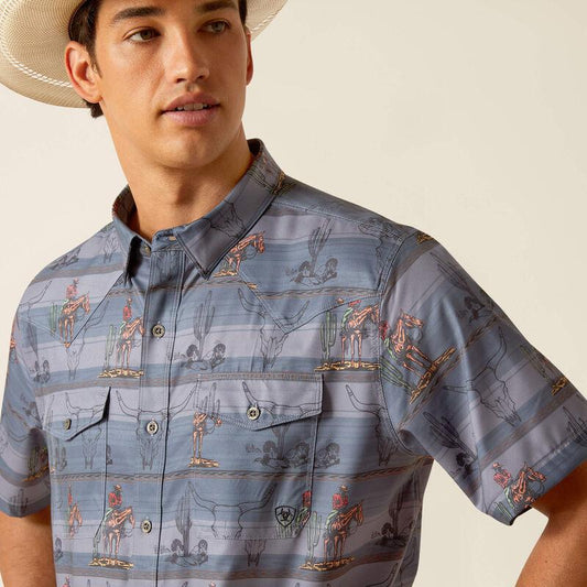 Ariat Men's Western Shirt Fitted VenTEK 10049022 - ariat