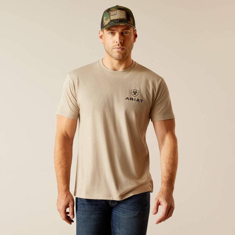 Ariat Men's Wheat Shield T-Shirt 10051385