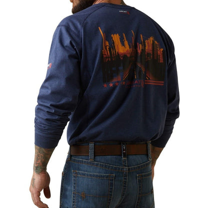 Ariat Men’s Work Shirt FR Flame Resistant Lightweight Henley 10043776 - Ariat