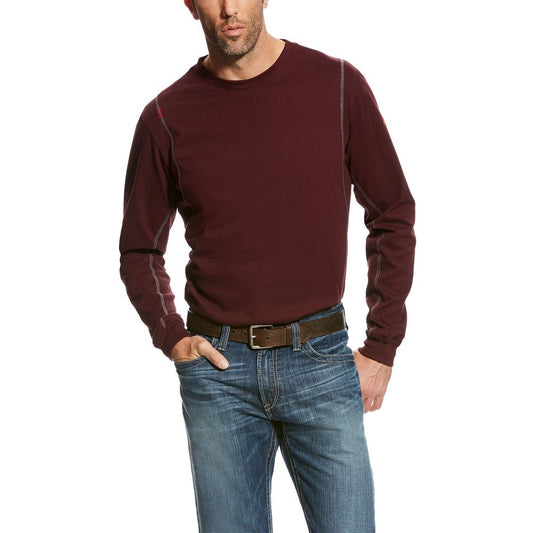Ariat Men's Work Shirt FR Flame Resistant Long Sleeve T-Shirt 10023941 - Ariat