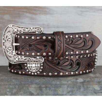 Ariat Women’s Belt Brown Concho Studded A1518602