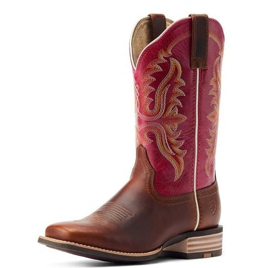 Ariat Women’s Cowgirl Boot Olena Wide Square Toe 10044441 - Ariat