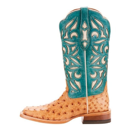 Ariat Women’s Cowboy Boots Exotic Ostrich Carmencita 10025019 - Ariat