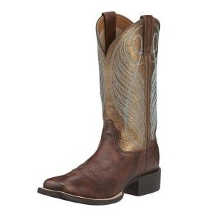 Ariat Women's Cowgirl Boots Round Up Wide Square Toe 10016317 - Ariat