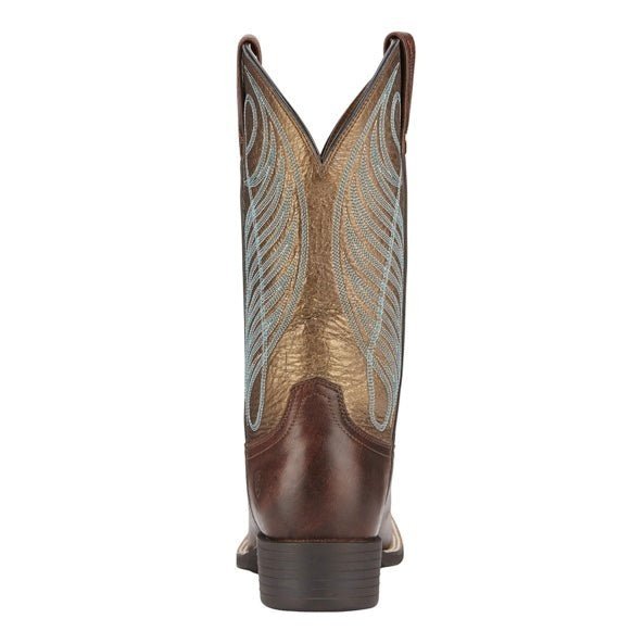 Ariat Round Up Wide Square Toe Western Boot 10016317 - Ariat
