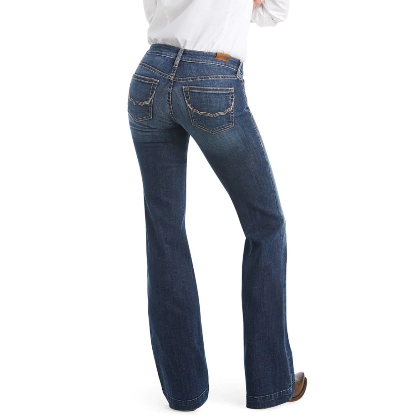Ariat Women Evie Mid Rise Wide Leg Trouser jean 10034665 - Wei's Western Wear