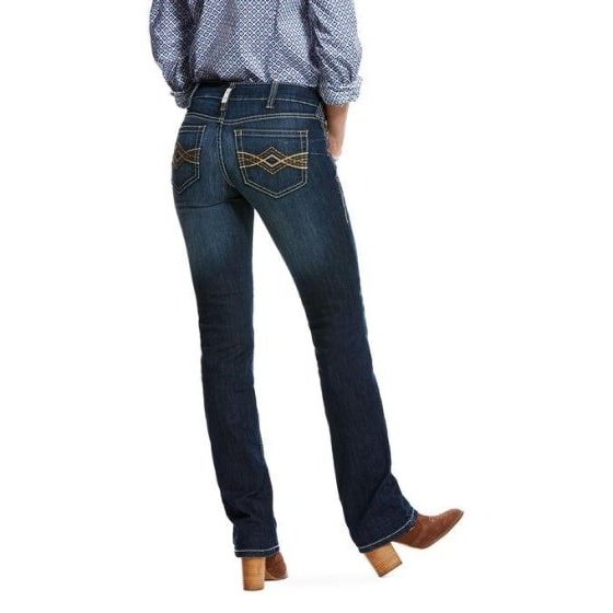 Ariat Women's Jeans Mid Rise Straight Ocean Lita 10026687 - Ariat