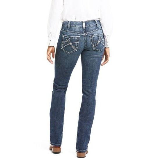 Ariat Women’s Jeans R.E.A.L Mid Rise Straight Leg Gianna 10034655 - Ariat