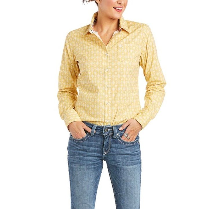 Ariat Women’s R.E.A.L Kirby Stretch Local Honey Shirt 10035004 - Ariat