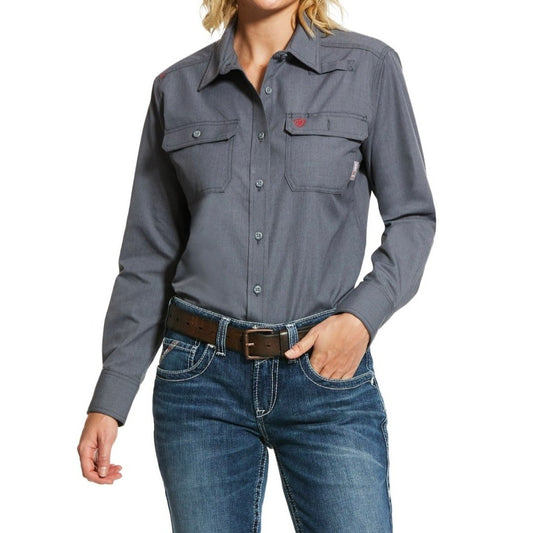 Ariat Women’s Work Shirt FR Flame Resistant Featherlight Colourfast 10030335