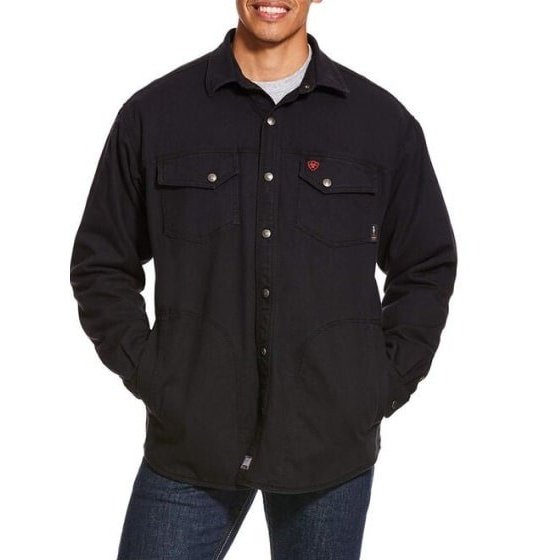 Ariat Work Men’s FR Flame Resistant Rig Shirt Jacket 10027926 - Ariat