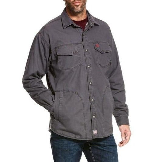 Ariat Work Men’s Jacket FR Fire Resistant CAT 2 Lined Rig Shirt 10027927 - Ariat