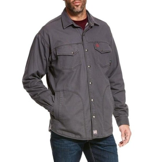 Ariat Work Men’s Jacket FR Fire Resistant CAT 2 Lined Rig Shirt 10027927