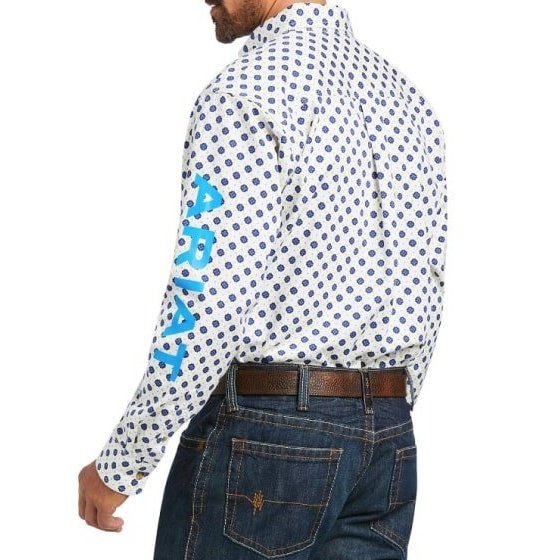 Ariat Work Men’s Shirt FR Claiborne Logo Long Sleeve 10039639 - Ariat