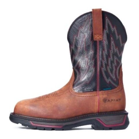Ariat Work Men's Work Boots Big Rig Waterproof Composite Toe 2E/4E - Ariat