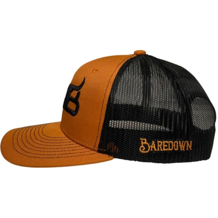 BareDown Brand Cap Trucker Snapback Curved Bill BDB00031 - Baredown Brand