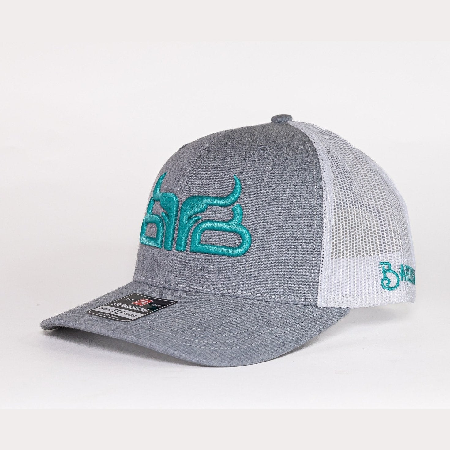 Baredown Brand Unisex Cap Trucker 112 Grey/Turquoise - Baredown Brand