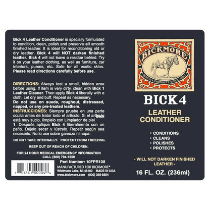 Bickmore Bick 4 Leather Conditioner 8 FL.OZ. 10FPR107