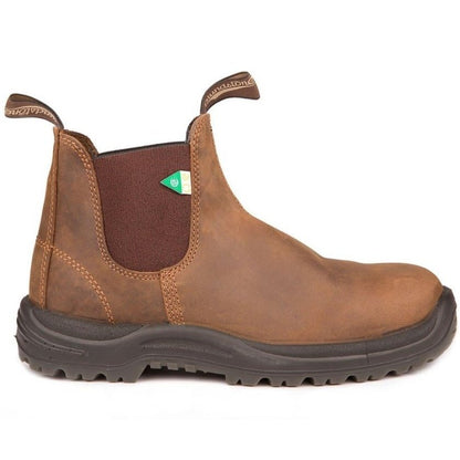 Blundstone Work Boots CSA Steel Toe 164 Crazy Horse Brown
