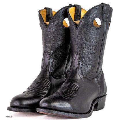 Boulet Men's Cowboy Boot 12" Wei's Custom Made Roper Deertan 500