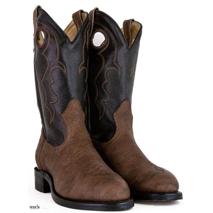 Boulet Men's Cowboy Boots 11" Cody Snyder Roper with Bullhide/Rawhide/Cowhide 8056