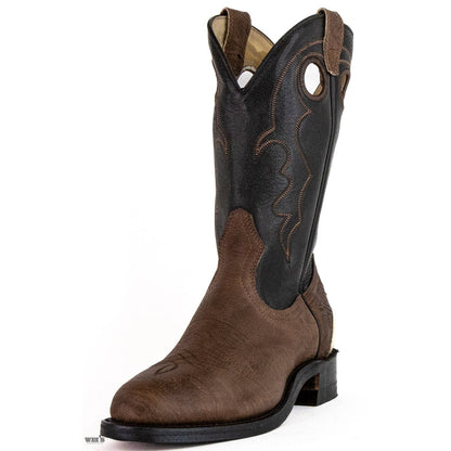 Boulet Men's Cowboy Boots 11" Cody Snyder Roper with Bullhide/Rawhide/Cowhide 8056