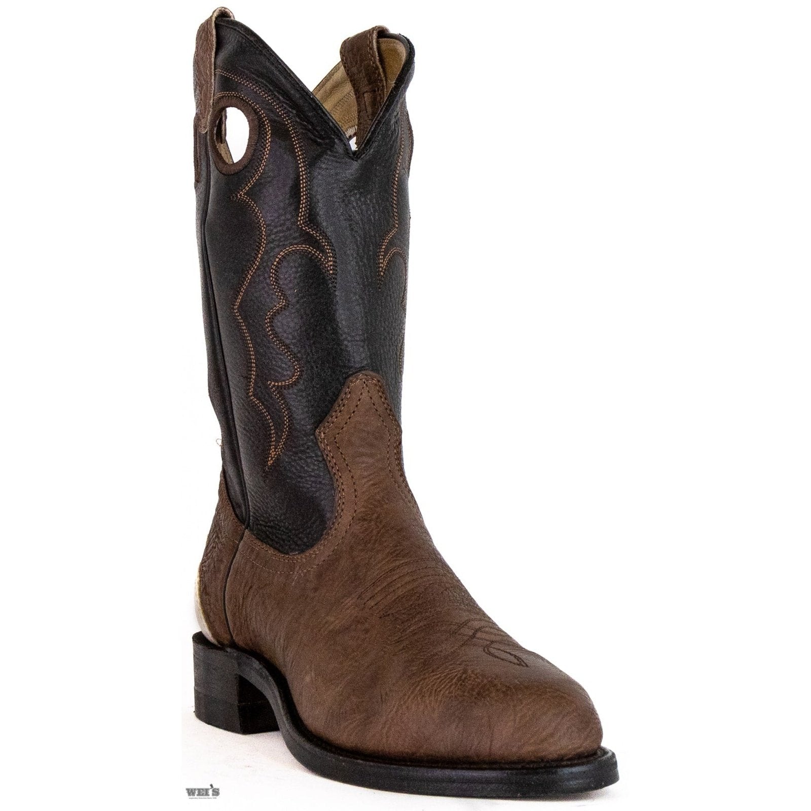 Boulet Men's Cowboy Boots 11" Cody Snyder Roper with Bullhide/Rawhide/Cowhide 8056