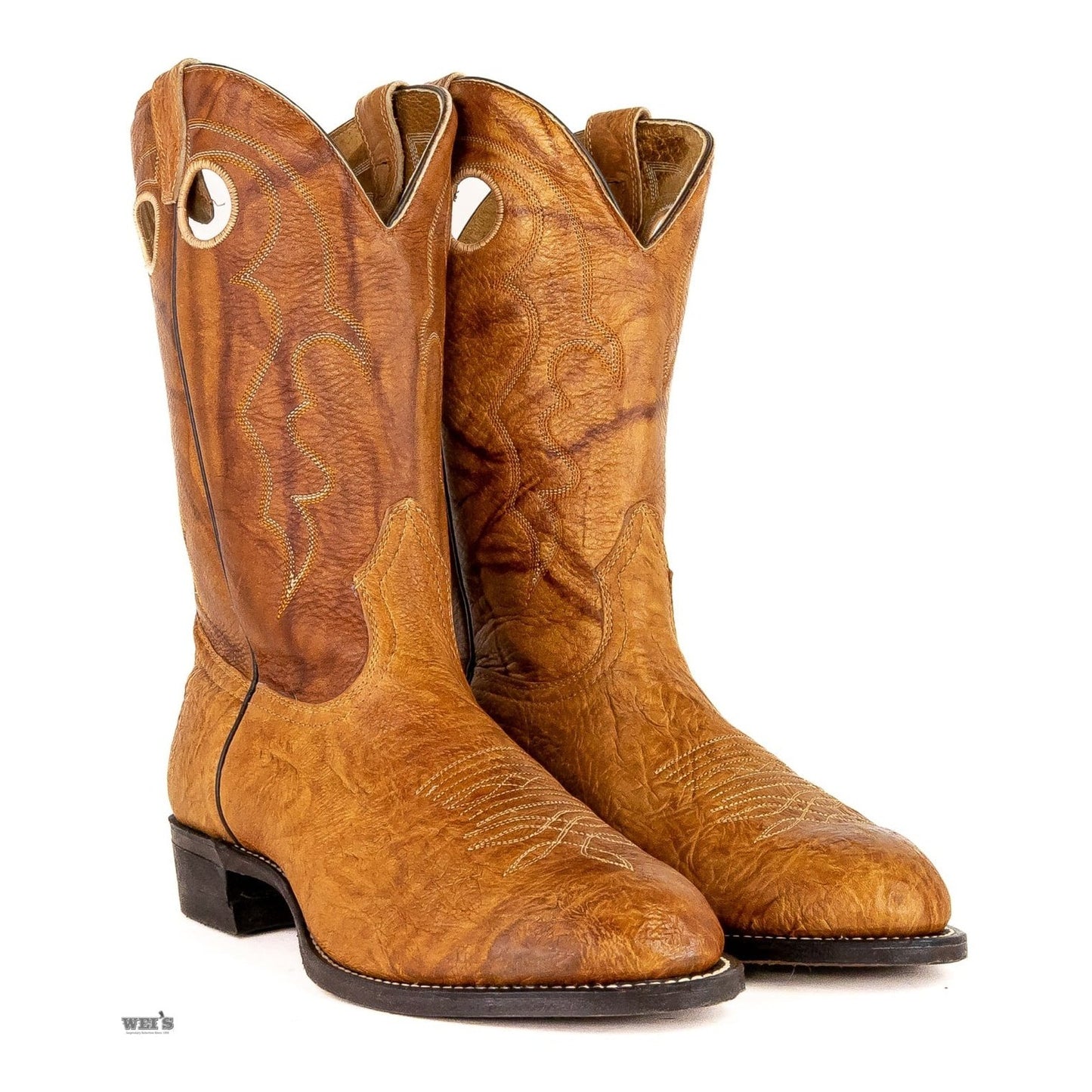 Boulet Men's Cowboy Boots 13" Cody Snyder Bullhide Roper Heel U Toe 9030