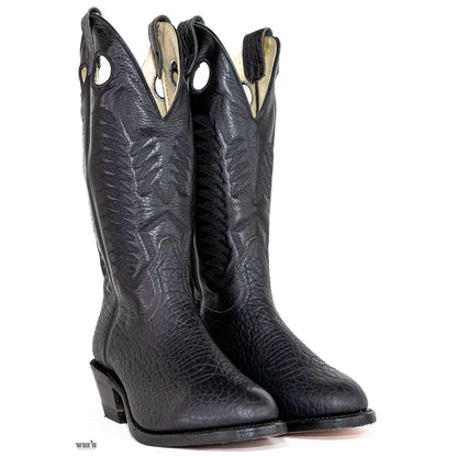 Boulet Men's Cowboy Boots Bullhide Cowboy Heel R Toe 9120