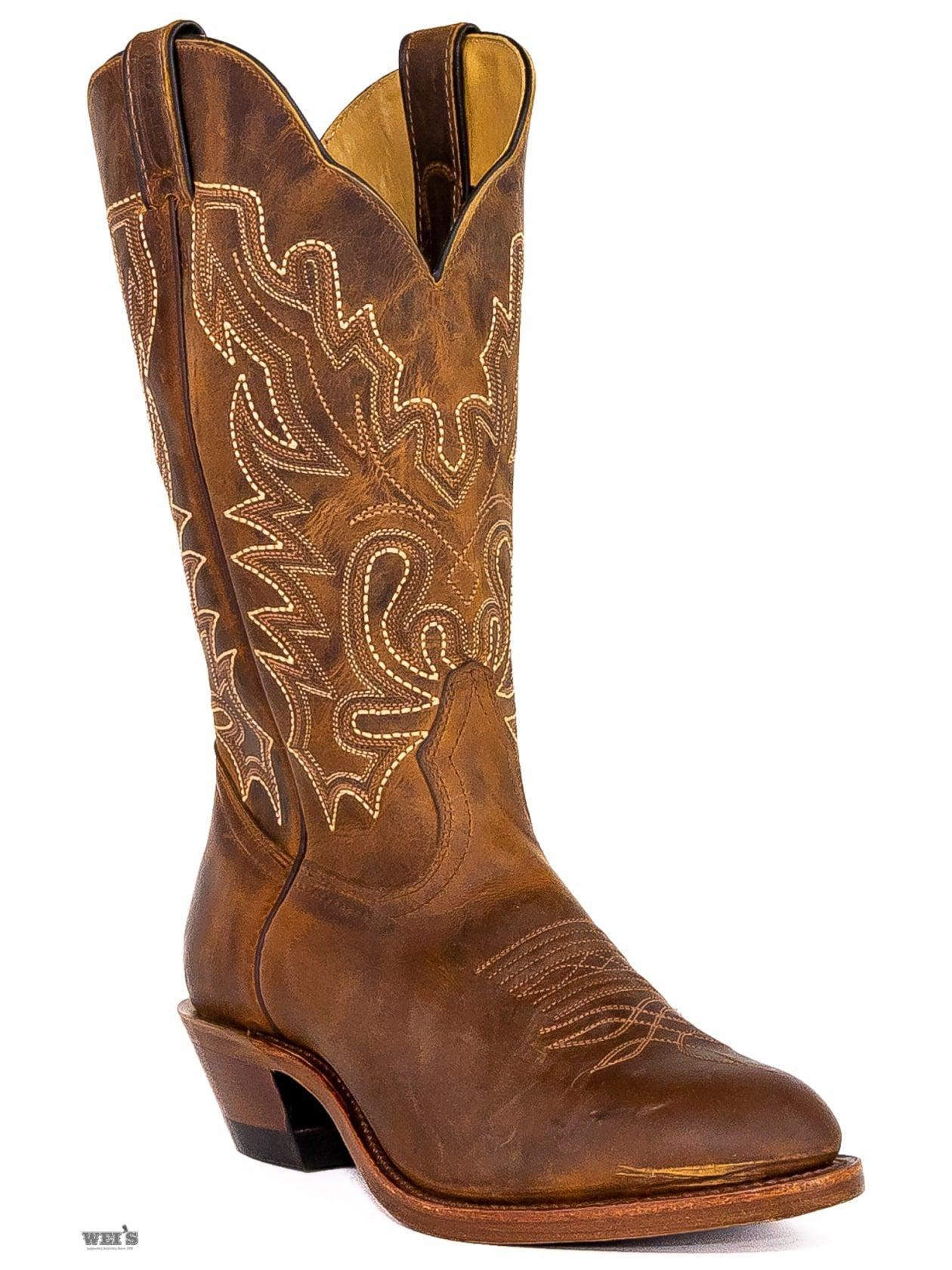 Boulet Men's Cowboy Boots Cowhide Cowboy Heel U Toe 7202 - Boulet