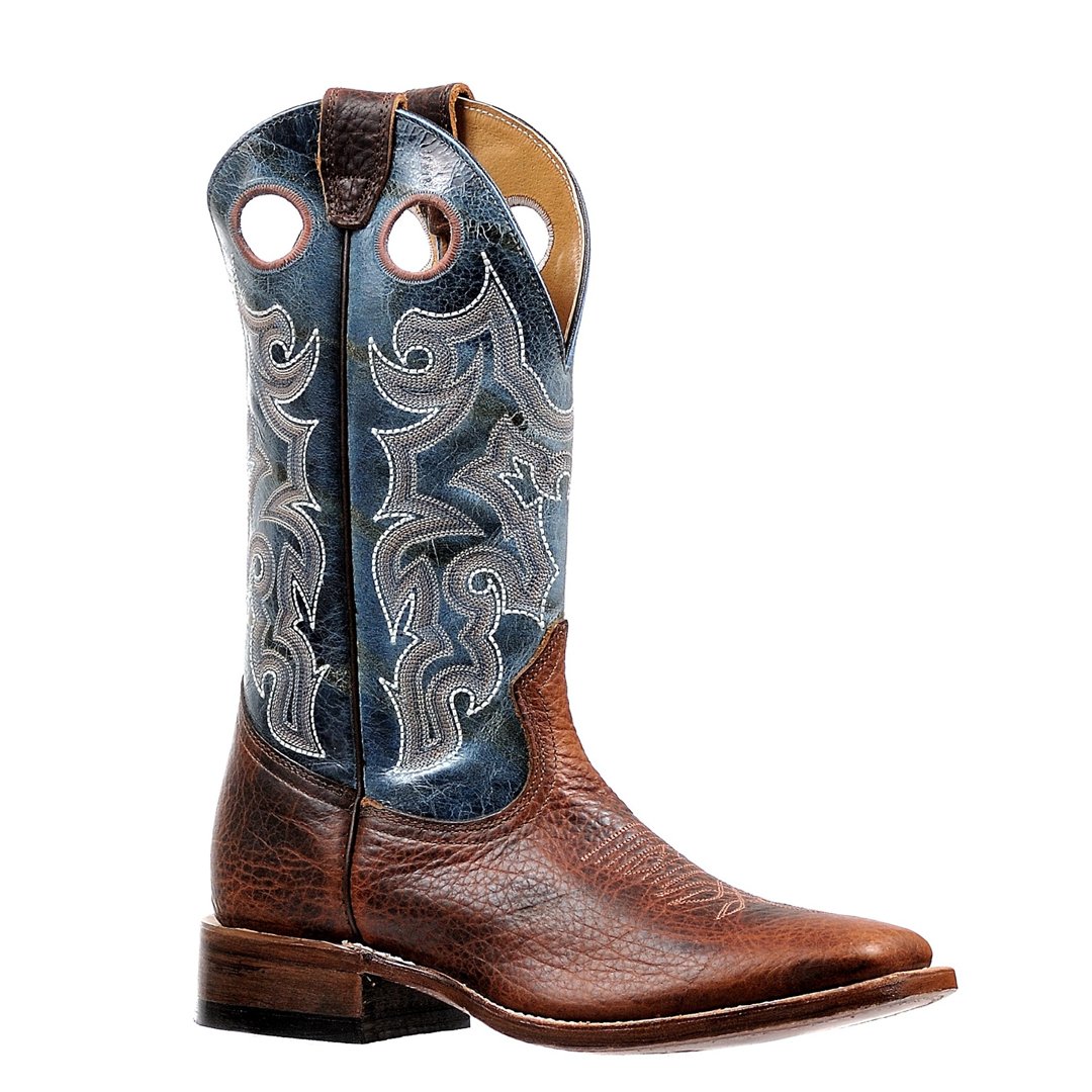 Boulet Men's Cowboy Boots Wide Square Toe 6319