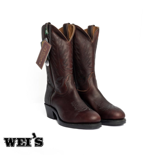 Boulet Men's Cowboy Work Boots 14" CSA Steel Toe Cowboy Heel Vibram Sole 99 - Boulet