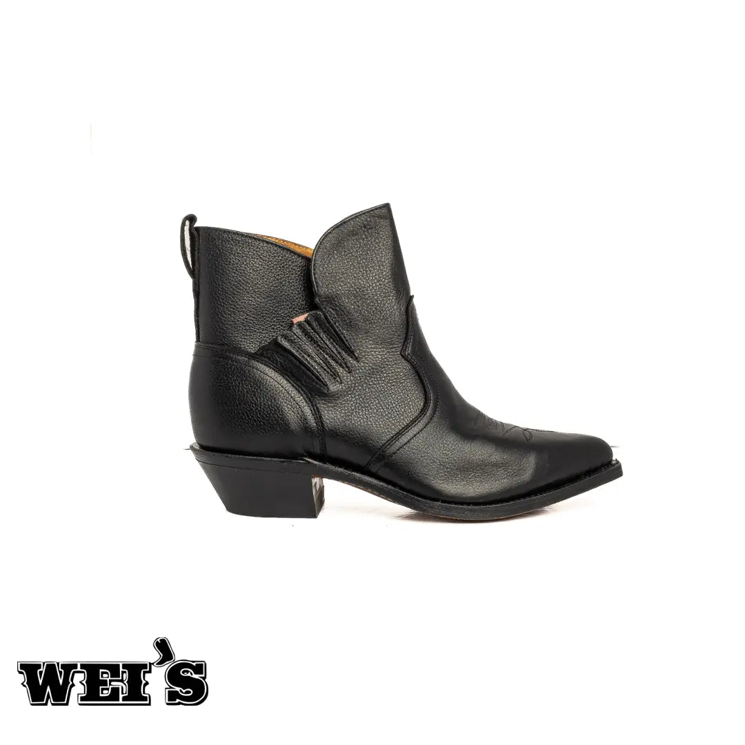 Boulet Men's Deer Tan Leather Cowboy Boots